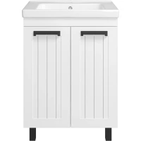 Тумба под раковину Misty Спарта П-Спа-06065-01-01 61,5 см, напольная, белый матовый