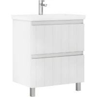 Тумба под раковину Vigo Finlay tn.FIN.COM.70.2Y 66,4 см, напольная, белый матовый