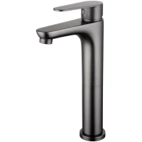 Смеситель для раковины Wonzon & Woghand Alfa WW-A40232-BGG темный графит матовый