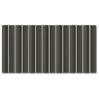 Плитка 133427 Faces Bars Coal 12,5x25
