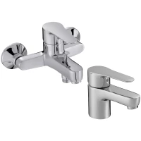Комплект смесителей Jacob Delafon July E16033-4-CP + E16027-4ND-CP