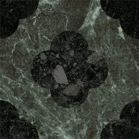 Керамогранит 4101204 Dandy Pin Green Black 18,6x18,6