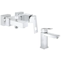 Комплект смесителей Grohe Eurocube 23140000 + 23446000