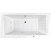 Акриловая ванна Whitecross Savia Duo 0103.170080.100.NANO.GL 170x80 см, с гидромассажем, белый