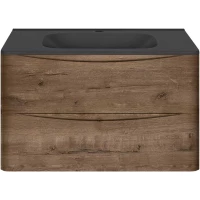 Тумба с раковиной дуб винтаж 79,4 см Vincea Paola VMC-2P800VO + VCB-2VP800B