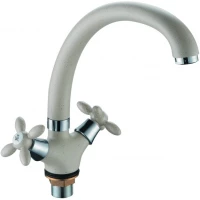 Смеситель для кухни D-Lin D153808-K хром/песочный