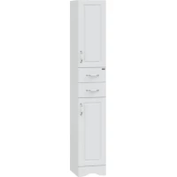 Пенал Санта Верона 710006 напольный R, белый глянец