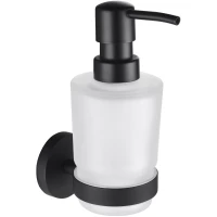 Дозатор для жидкого мыла Timo Saona 13039/03 210 мл, настенный, черный матовый