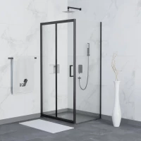 Душевой уголок 150x80 см RGW SV-45B (SV-13B+Z-050-2B) Stilvoll 06324558-014 прозрачное