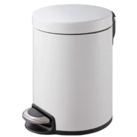 Мусорное ведро Binele Lux WP20LW 20л, с педалью, белый