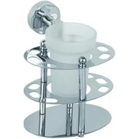 Держатель зубных щеток и пасты D-Lin D214100 настенный, хром