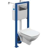 Комплект подвесной унитаз + система инсталляции Cersanit Carina A64441