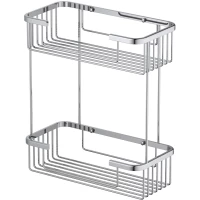 Полка для ванной Timo Saona 13083/00 30 см, двойная, хром