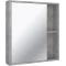 Зеркальный шкаф 60x65 см серый бетон L/R Runo Эко 00-00001186 - 1