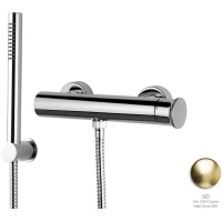 Смеситель для душа Emmevi Filobrass 85002BZI/ORS с душевым гарнитуром, золотой матовый