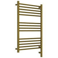 Полотенцесушитель электрический 800x500 состаренная бронза МЭМ правый, перемычка прямая Сунержа Богема 3.0 05-5805-8050