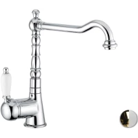 Смеситель для кухни Emmevi Laguna 40517/BO золотой/белый