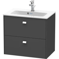 Тумба графит матовый 62 см Duravit Brioso BR411001049