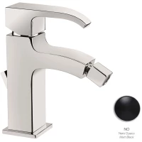 Смеситель для биде Emmevi Niagara 74004/NEO с донным клапаном, черный матовый