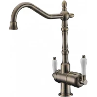 Смеситель для кухни с подключением к фильтру Zorg Sanitary ZR 326 YF ANTIQUE