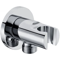 Подключение для душевого шланга с держателем Grocenberg GB102CR хром