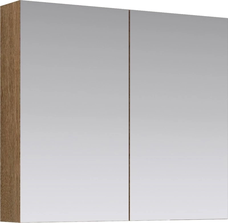 Зеркальный шкаф 80,4x70 см дуб сонома Aqwella MC.04.08/DS