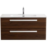 Тумба под раковину Cezares Eco ECO-CER-N-1000-2C-SO-NCS-P 100 см, подвесная, орех шоколадный