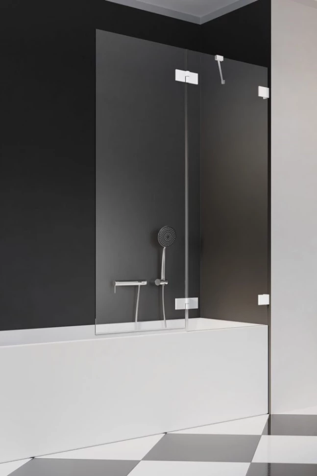 

Шторка для ванны Radaway Essenza Pro White PND II 100 Right 10102100-04-01R прозрачное