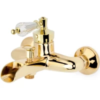 Смеситель для ванны Boheme Vogue Swarovski 213-SW золотой/прозрачный