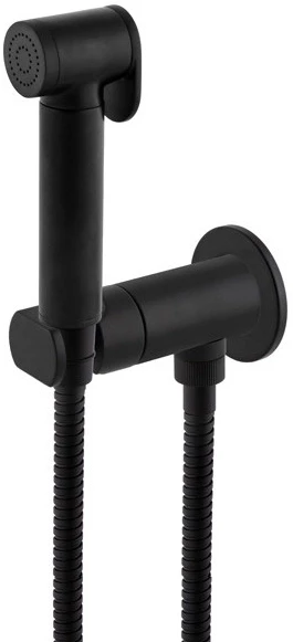 Гигиенический душ Remer Minimal N64WNO со смесителем, черный матовый