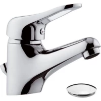 Смеситель для раковины Remer Kiss K10P с донным клапаном, хром