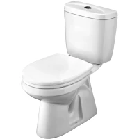 Унитаз-компакт Santek Анимо 1.WH30.2.133 вертикальный выпуск, с сиденьем, белый