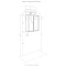 Шкаф одностворчатый подвесной 35x80 см белый глянец/дуб рустикальный Акватон Сканди 1A255003SDZ90 - 6