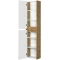 Шкаф одностворчатый подвесной 35x80 см белый глянец/дуб рустикальный Акватон Сканди 1A255003SDZ90 - 4