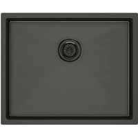 Кухонная мойка Paulmark Next вороненая сталь PM215444-GM