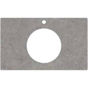 Изображение товара столешница 79,6 см серый матовый для накладных раковин kerama marazzi plaza modern фондамента pl5.dl500900r\80