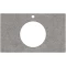 Столешница 79,6 см серый матовый для накладных раковин Kerama Marazzi Plaza Modern Фондамента PL5.DL500900R\80 - 2