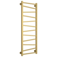 Полотенцесушитель водяной 1200x400 золотой матовый Сунержа Сирокко 032-0253-1240
