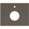Столешница 60 см коричневый матовый для накладных раковин Kerama Marazzi Canaletto Про Чементо CN60.DD507020R - 2