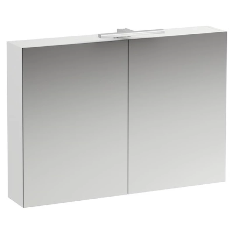 Зеркальный шкаф 100x70 см белый матовый Laufen Base 4.0285.2.110.260.1