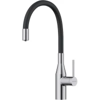 Смеситель для кухни с подключением к фильтру Omoikiri Yatomi-2-Plus BN-BL нержавеющая сталь/черный 4994344