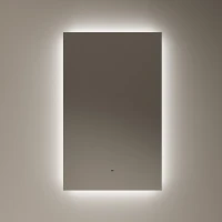 Зеркало Sancos Square 2.0 SQ2T.500 50x80 см, с LED-подсветкой, сенсорным выключателем, диммером, антизапотеванием