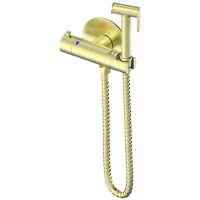 Гигиенический душ Wonzon & Woghand WW-88819902-BG с термостатом, золотой матовый
