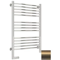 Полотенцесушитель электрический 800x500 золотой матовый МЭМ левый Сунержа Флюид 2.0 032-5220-8050