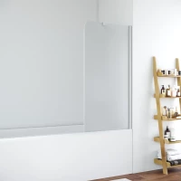 Шторка на ванну Vegas Glass EV ST NOVO 76 07 10 R 76 см R, профиль матовый хром, стекло сатин