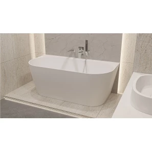 Изображение товара ванна из литьевого мрамора 155x78 см whitecross pearl b 0215.155078.200