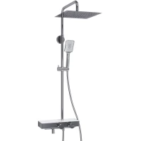 Душевая система 300 мм WasserKRAFT Aller A113.118.126.CH T