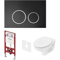 Комплект подвесной унитаз Tece TECEbasic + система инсталляции Tece TECEspring R K955102WCB