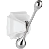 Крючок Elghansa Hermitage HRM-900-WHITE/CHROME для ванны, хром/белый