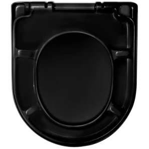 Изображение товара сиденье для унитаза с микролифтом berges geo black so 015113